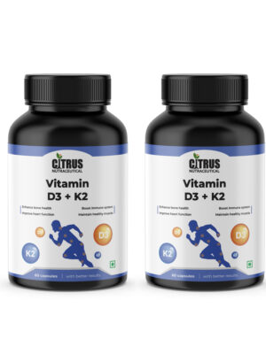 Vitamin D3 600 IU & K2 55 mcg